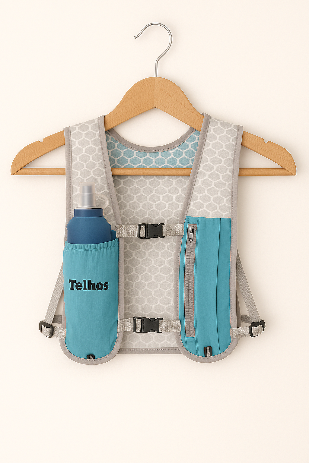 Gilet d'hydratation ultra léger bleu turquoise